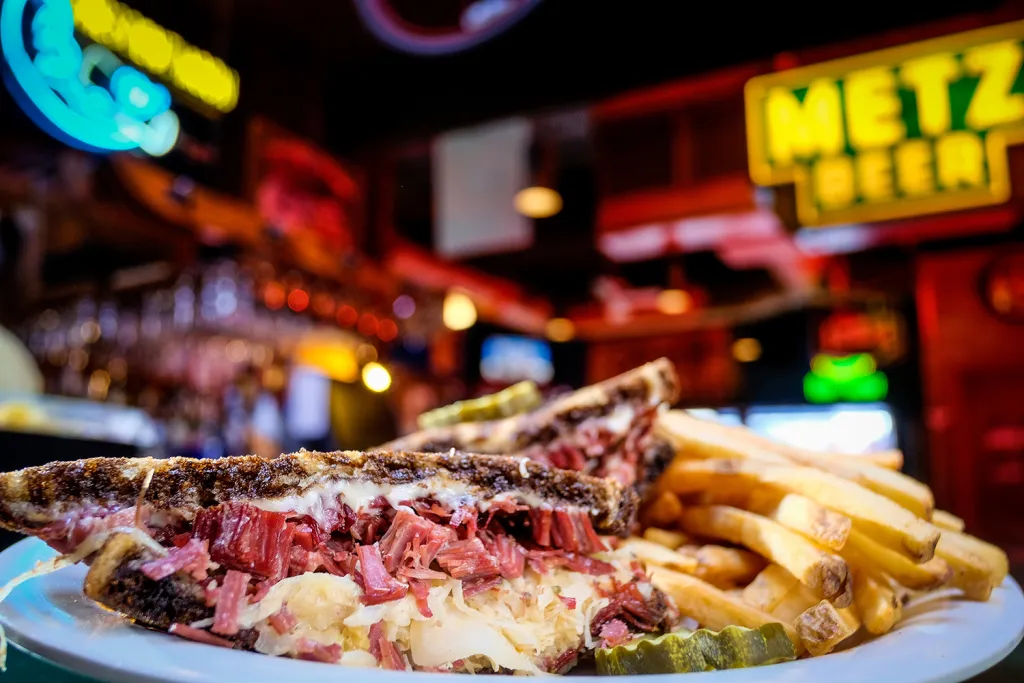 Classic Omaha Reuben from Crescent Moon Ale House in Blackstone