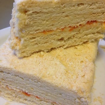 Napoleon torte from Lithuanian Bakery & Deli in South Omaha